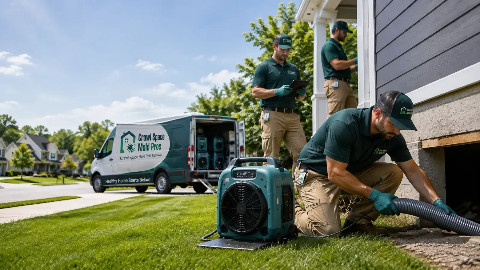 Crawl Space Mold Removal in Pomeroy, WA